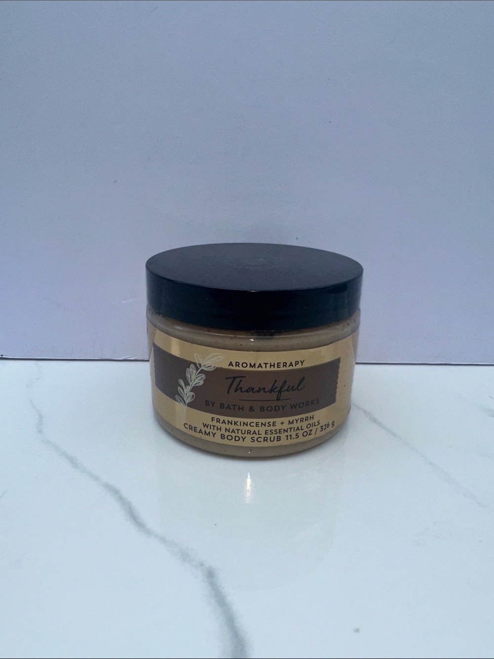 🆕 Bath & Body Works Thankful Creamy Body Scrub - Brown & Black